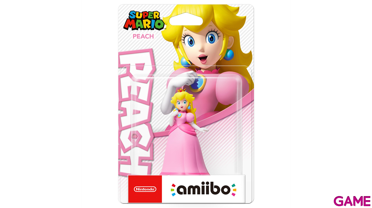Figura Amiibo Peach - Coleccion Super Mario-3