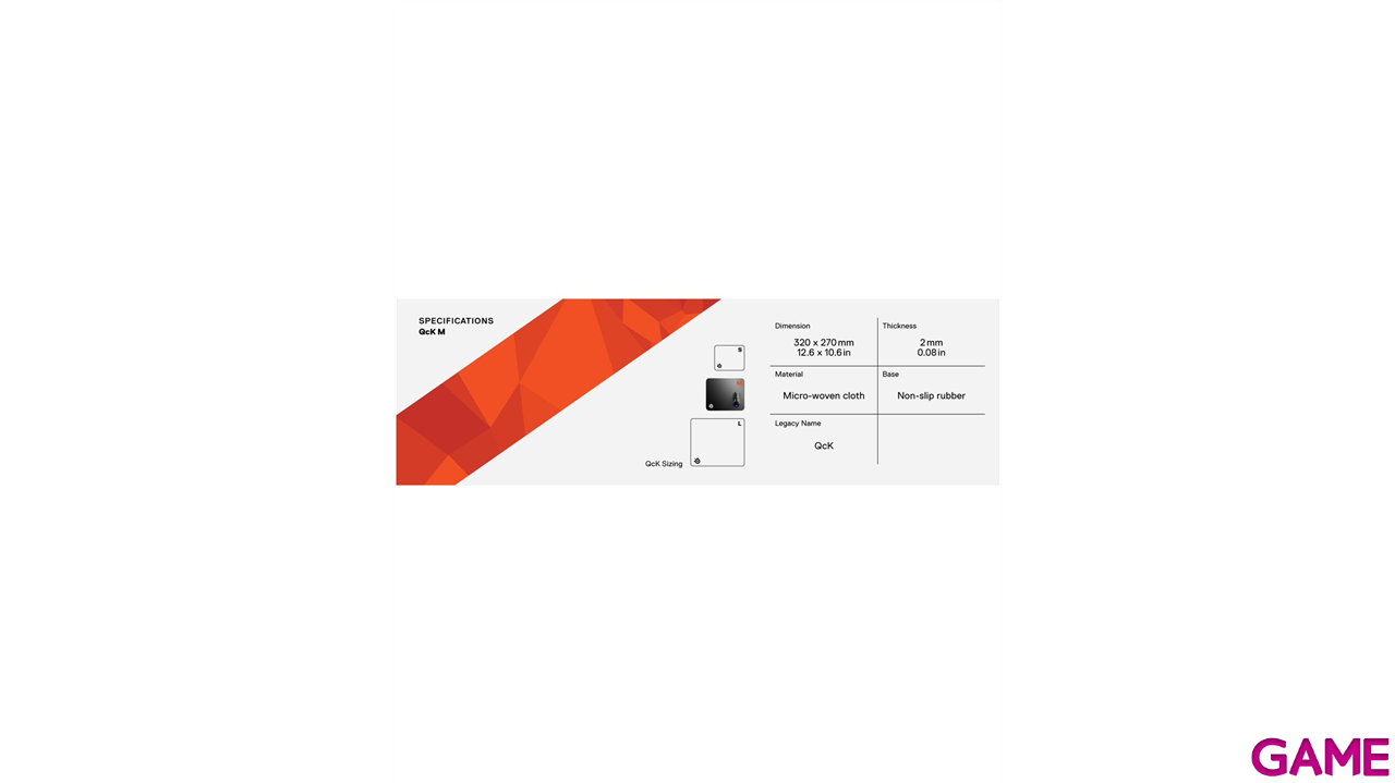 SteelSeries QcK Negro M - Alfombrilla Gaming-4