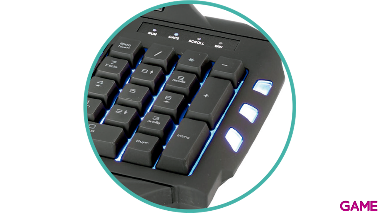 Nacon CL-200 Membrana Negro Spanish Layout - Teclado Gaming-11