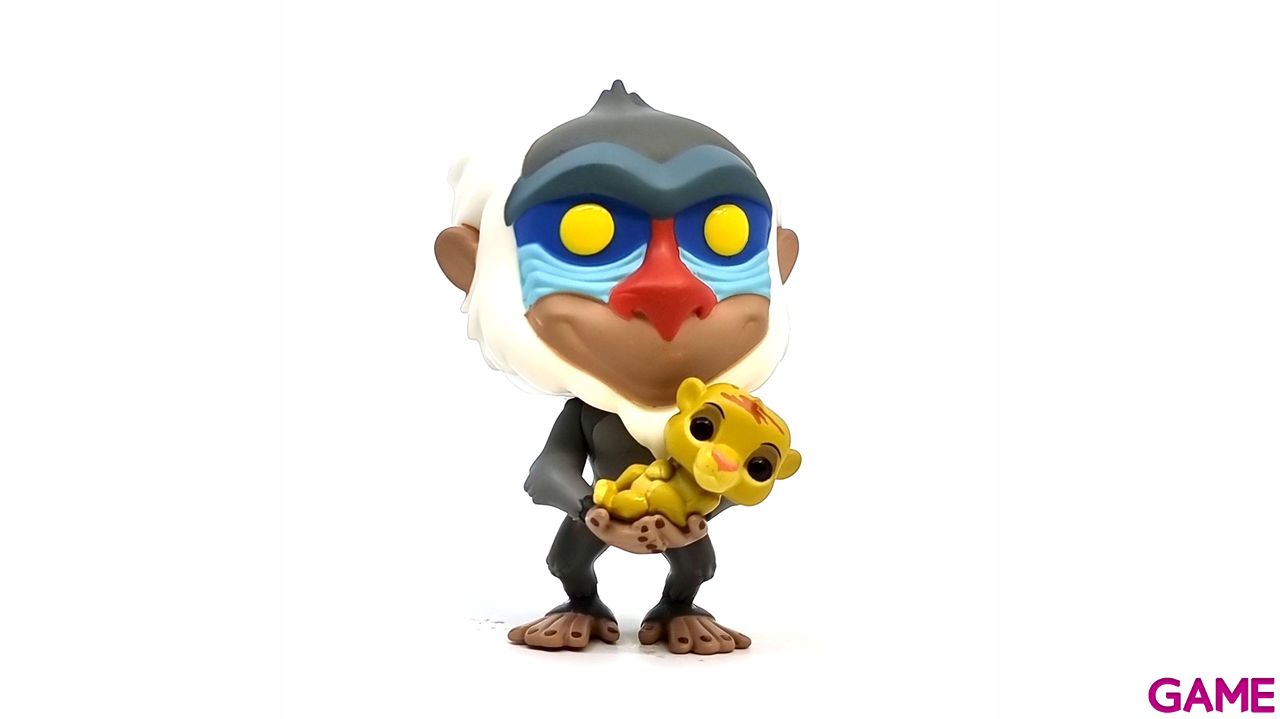 Figura POP El Rey Leon: Rafiki con Bebé Simba-17
