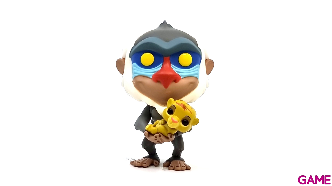 Figura POP El Rey Leon: Rafiki con Bebé Simba-2