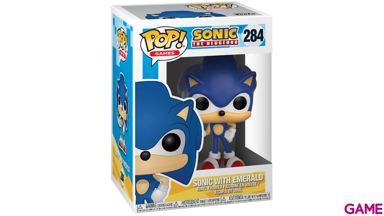 Figura POP Sonic: Sonic con Esmeralda-1