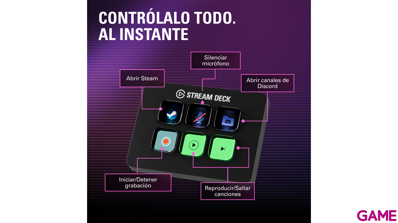 Elgato Stream Deck Mini - Controlador Streaming-1