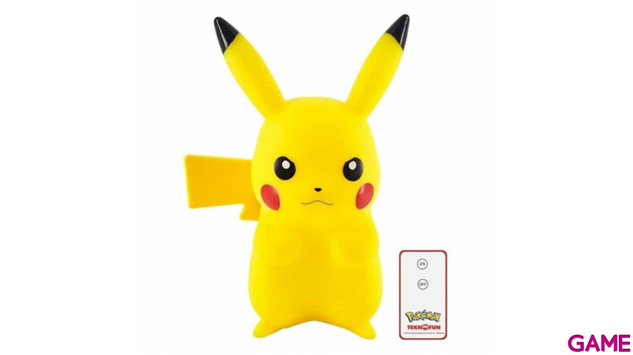 Lámpara Pokemon: Pikachu Enfadado 25 cm + Remote control-1