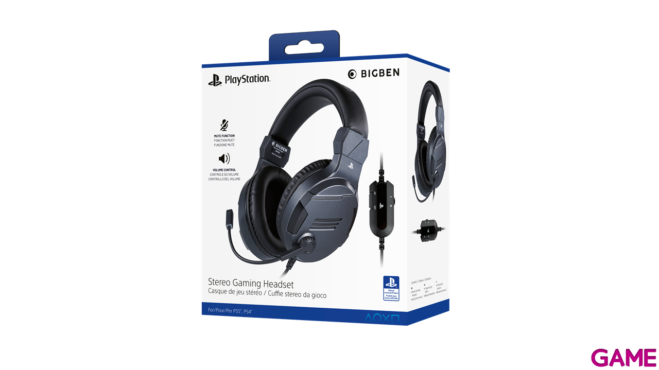 Auricular Gaming con Licencia Oficial Playstation - Titanium-6