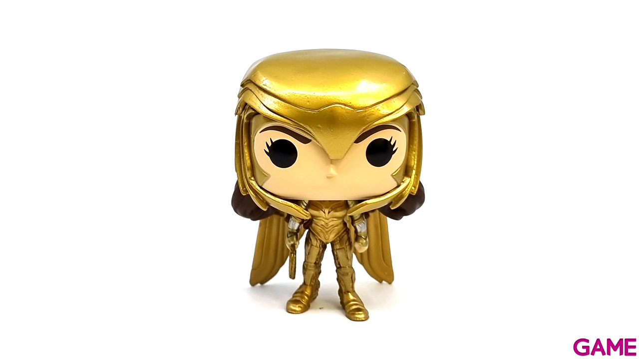 Figura POP Wonder Woman 1984: Wonder Woman Power Pose con Traje Dorado-1
