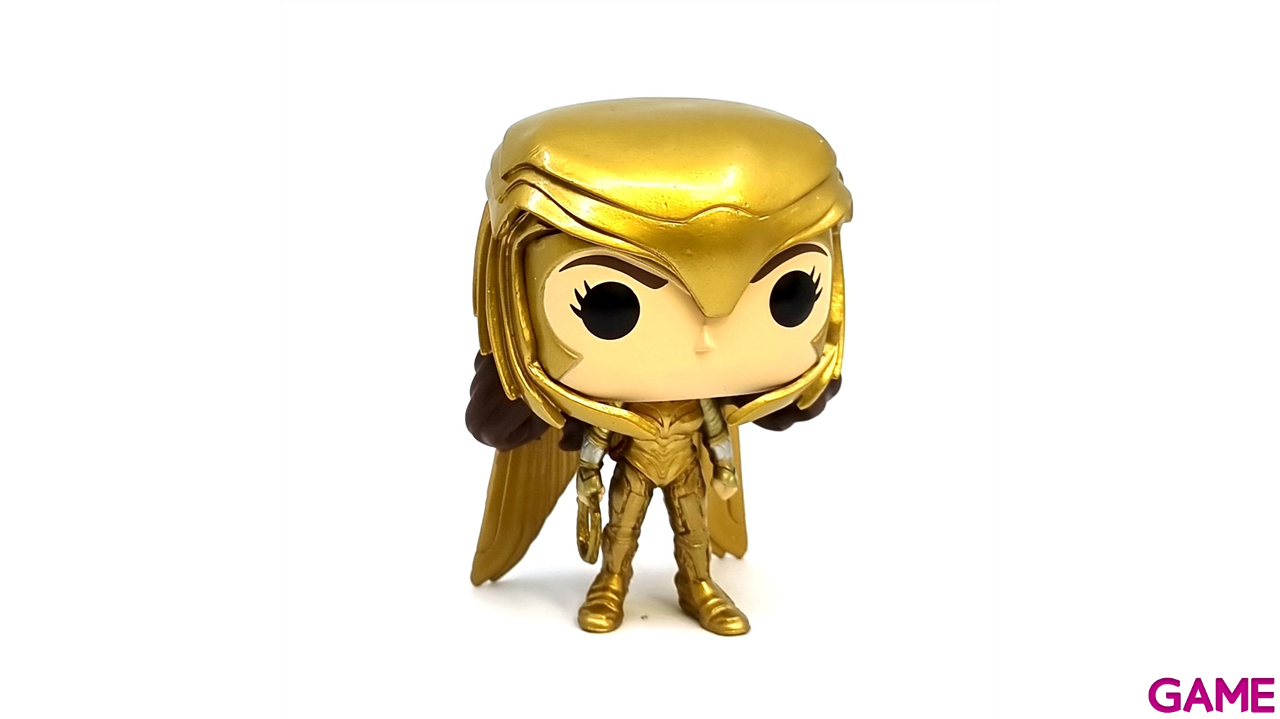 Figura POP Wonder Woman 1984: Wonder Woman Power Pose con Traje Dorado-3