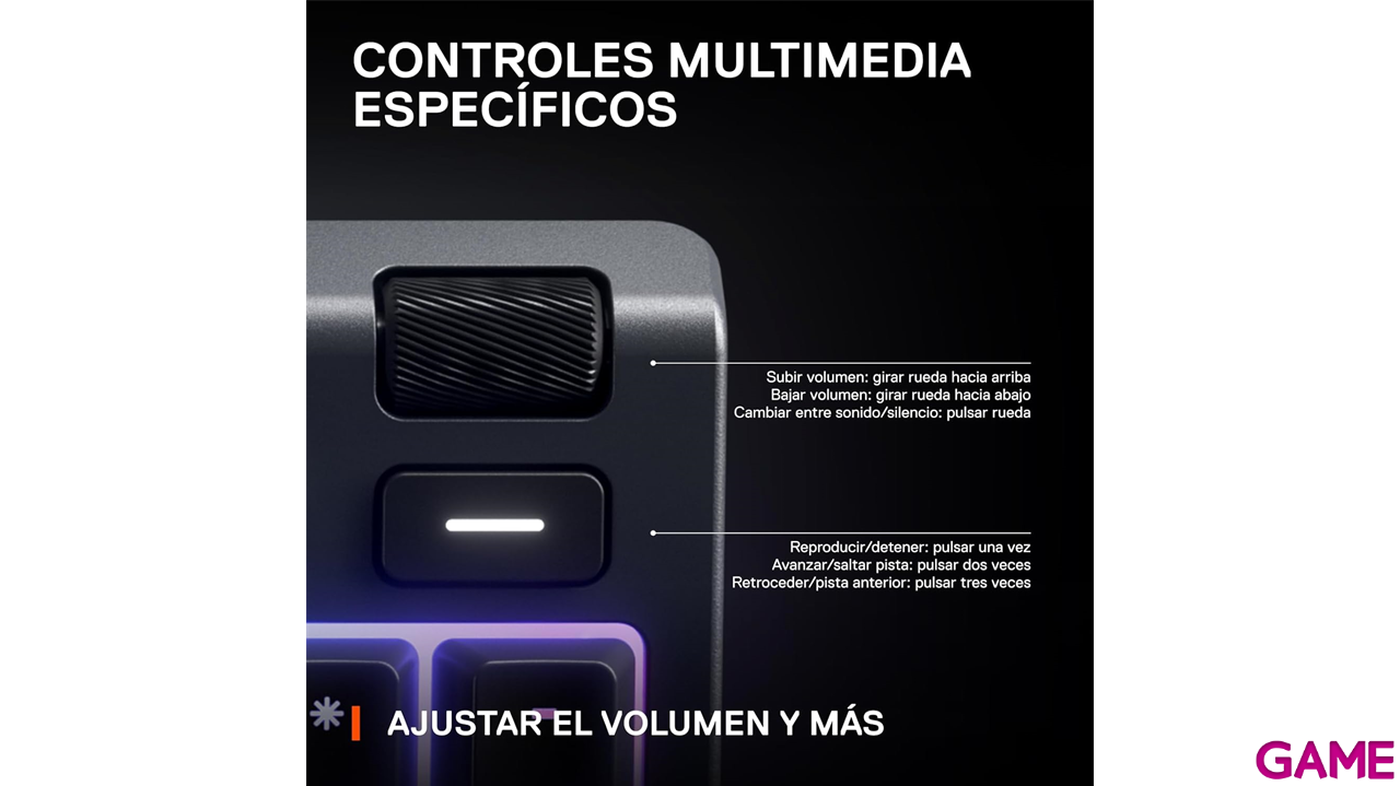 SteelSeries Apex 3 RGB Spanish Layout - Teclado Gaming-1