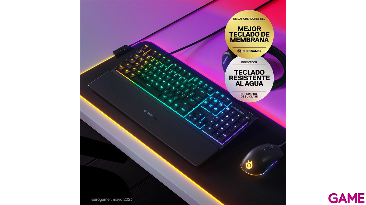 SteelSeries Apex 3 RGB Spanish Layout - Teclado Gaming-3