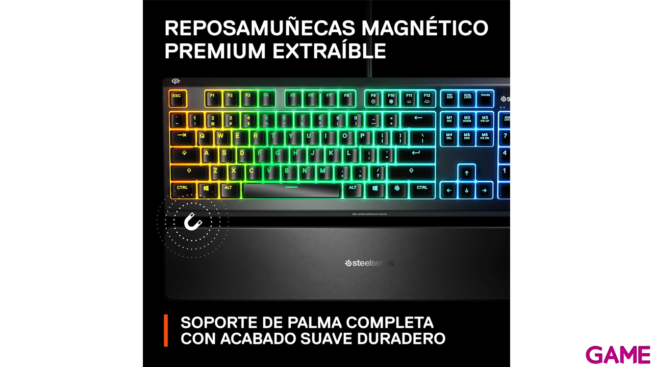 SteelSeries Apex 3 RGB Spanish Layout - Teclado Gaming-5