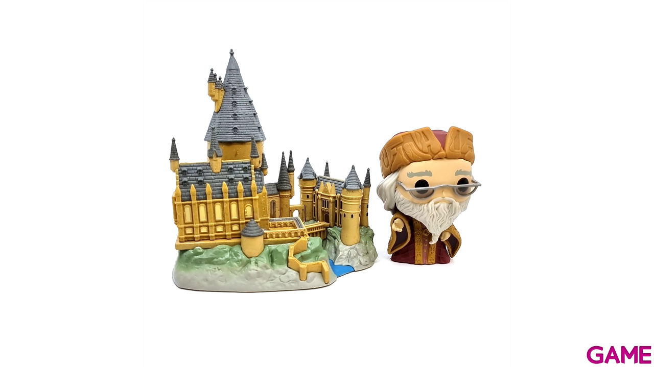 Figura POP Harry Potter Town Aniversario: Dumbledore con Hogwarts-2