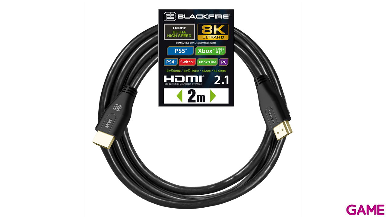Cable HDMI 2.1 8K UltraHD Blackfire-2
