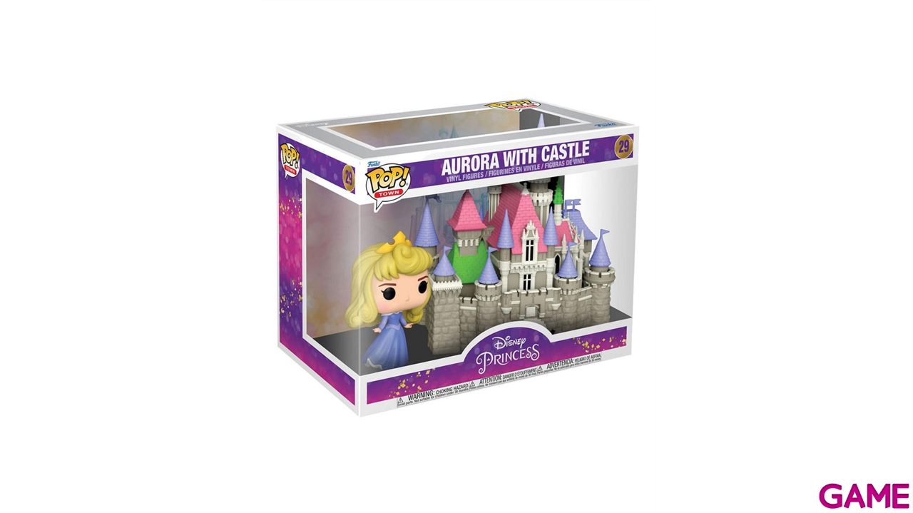 Figura POP Disney Ultimate Princesa Aurora con Castillo-0