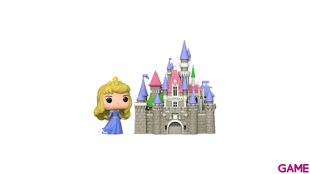 Figura POP Disney Ultimate Princesa Aurora con Castillo-1