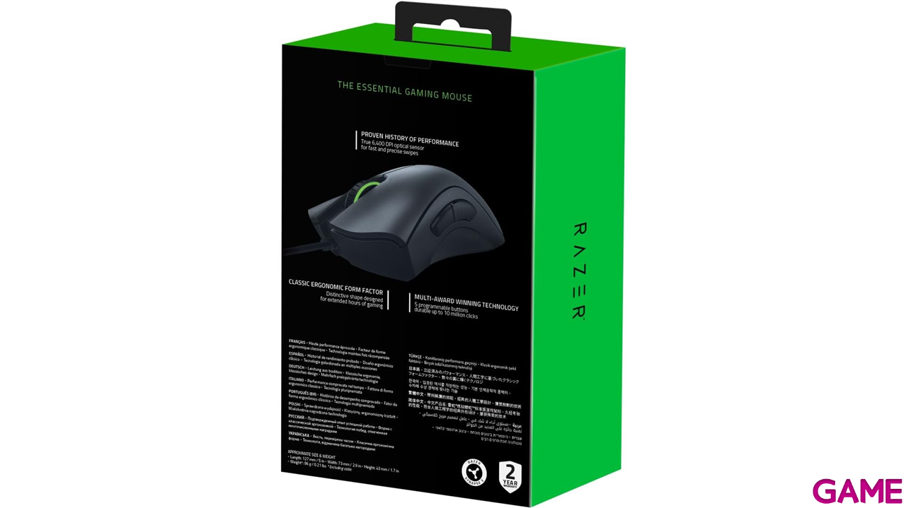 Razer Deathadder Essential Negro - Raton Gaming-1