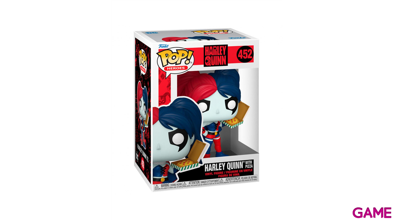 Figura Pop Harley Quinn Takeover: Harley con Pizza-0