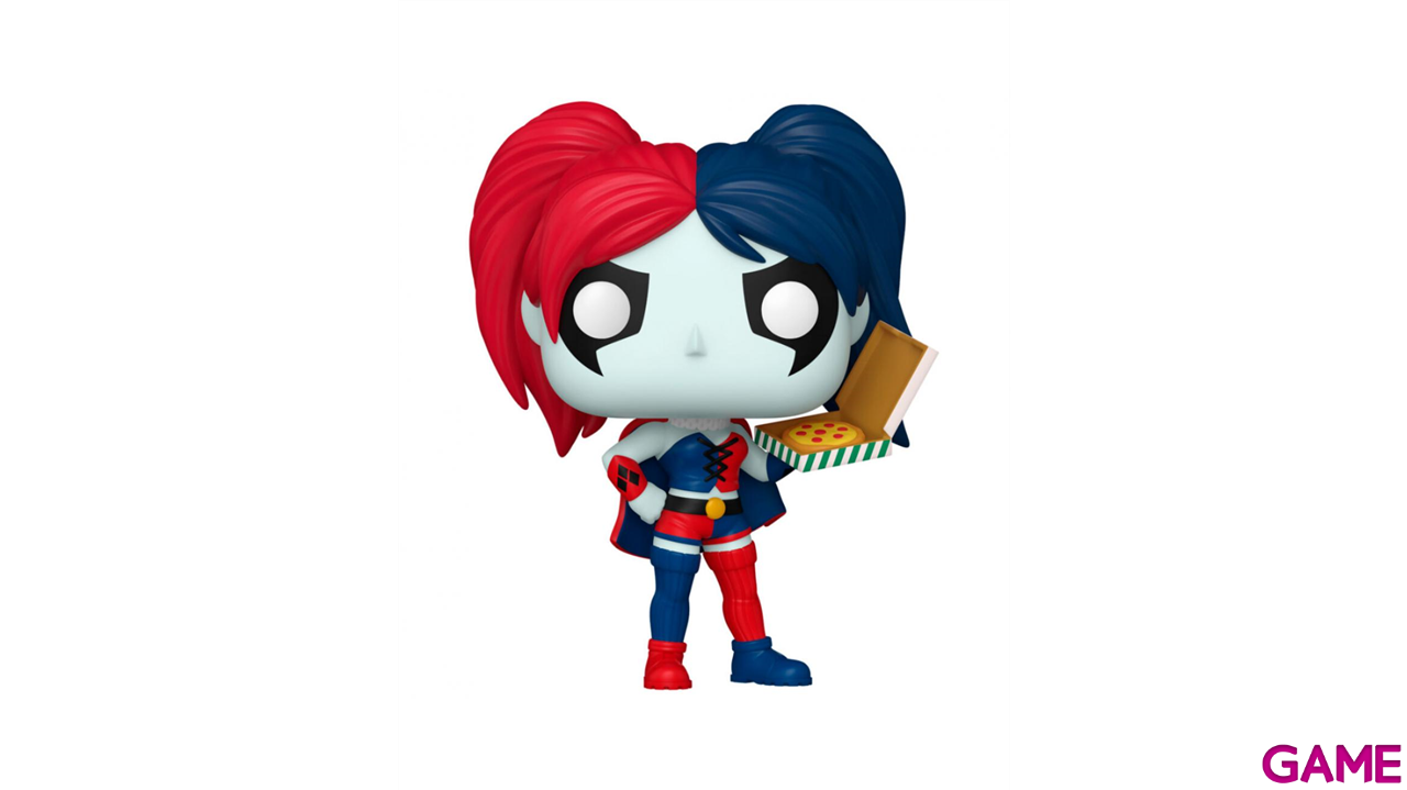 Figura Pop Harley Quinn Takeover: Harley con Pizza-1