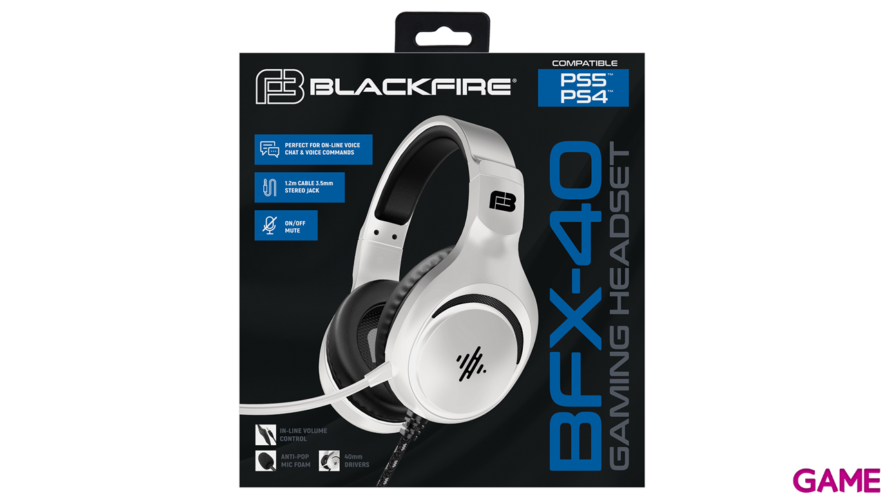 Auriculares Ardistel Blackfire BFX-40 PS5-PS4-PC-3