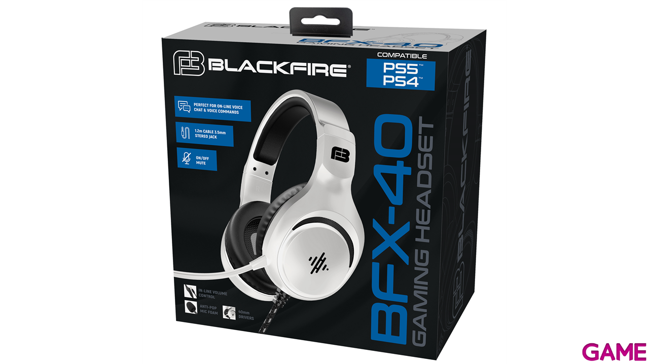 Auriculares Ardistel Blackfire BFX-40 PS5-PS4-PC-5