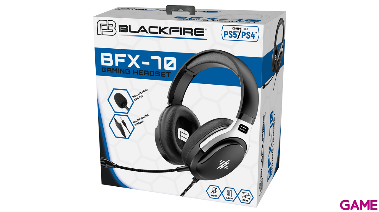 Auriculares Ardistel Blackfire BFX-70 PS4-PS5-PC-5