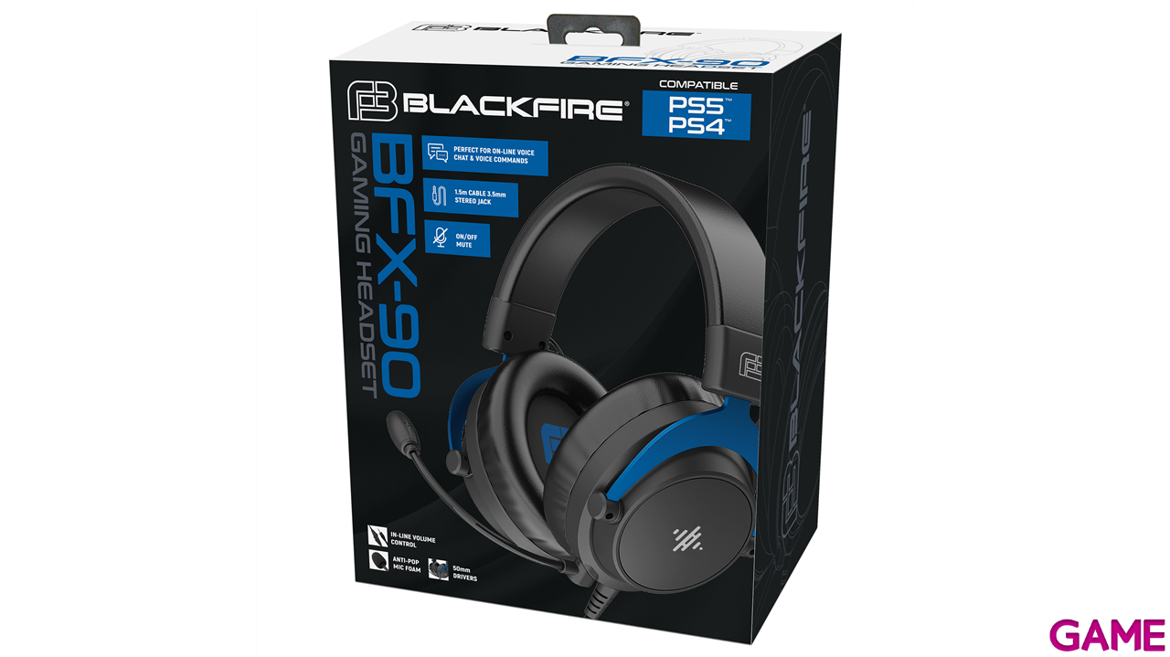 Auriculares Ardistel Blackfire BFX-90 PS4-PS5-PC-5