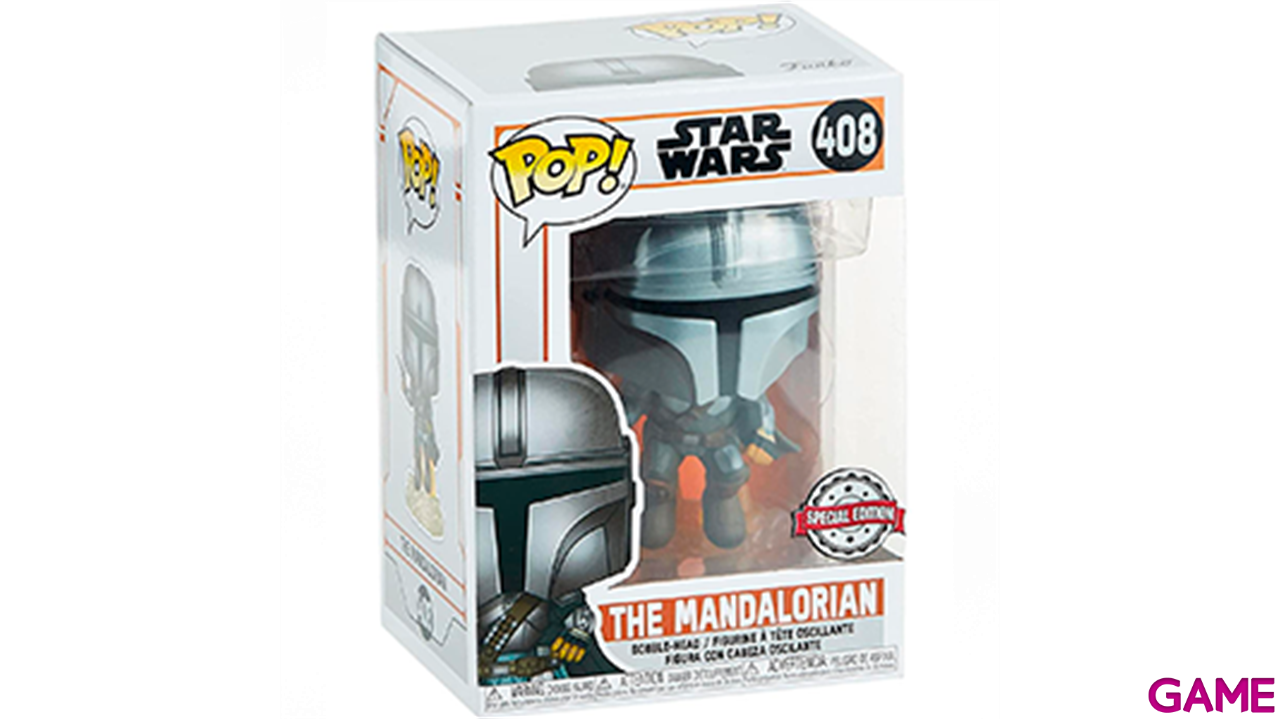 Figura POP Star Wars: Mando Flying Blaster-3
