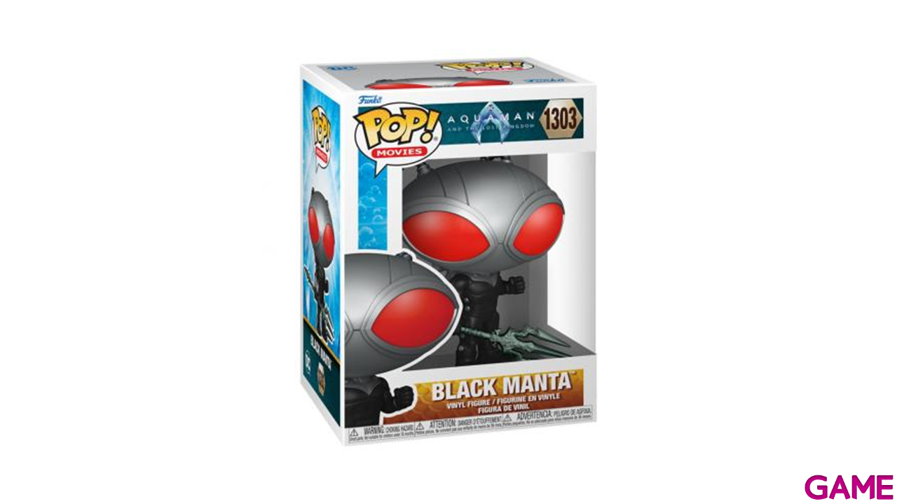 Figura POP Movies Aquamán y el Reino Perdido: Black Manta-0