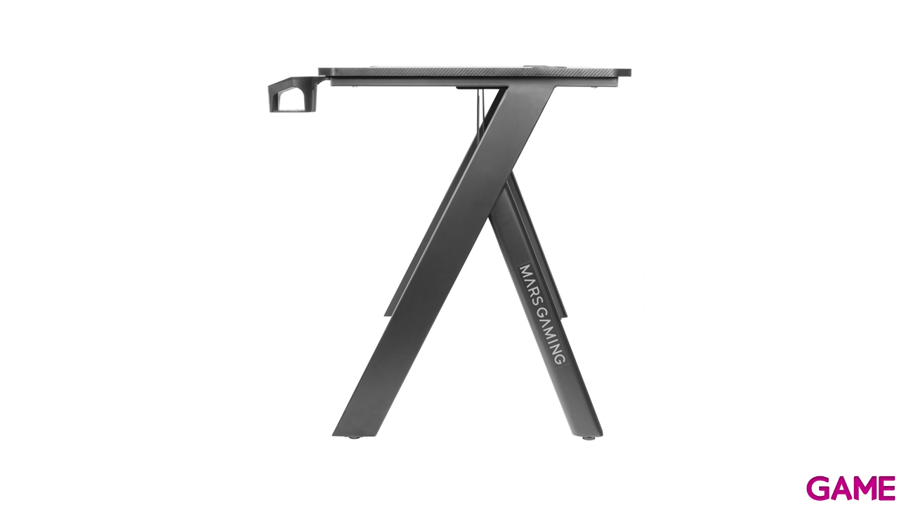 Mars Gaming MGD100 - Negra -  RGB GAMING DESK - 100CM - RGB LIG - Mesa Gaming-2