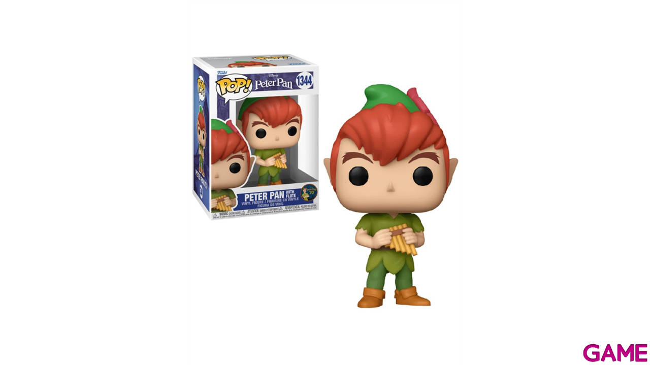 Figura Pop Peter Pan 70th: Peter con Flauta-0