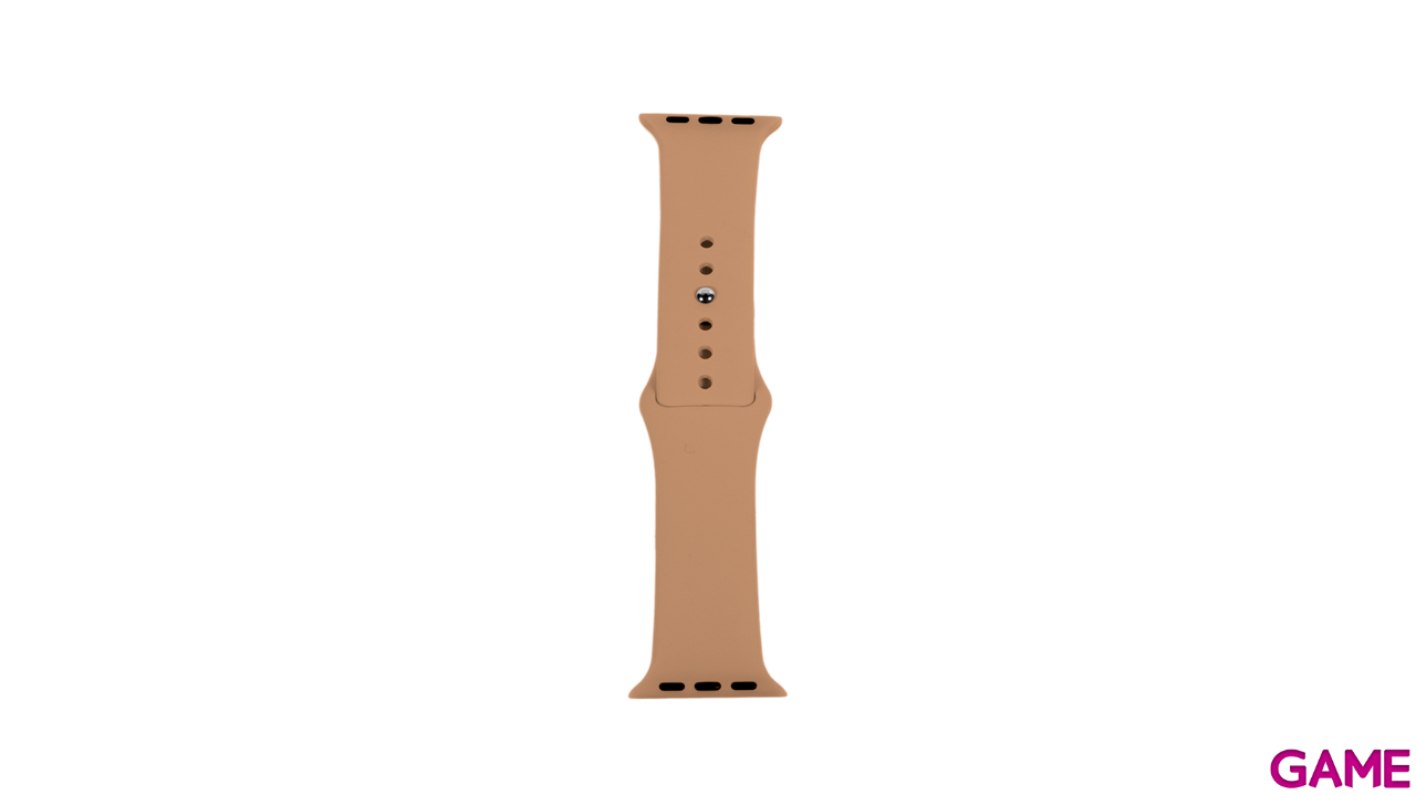 Correa Apple Watch Silicona 38-40 mm Marrón Nuez-1