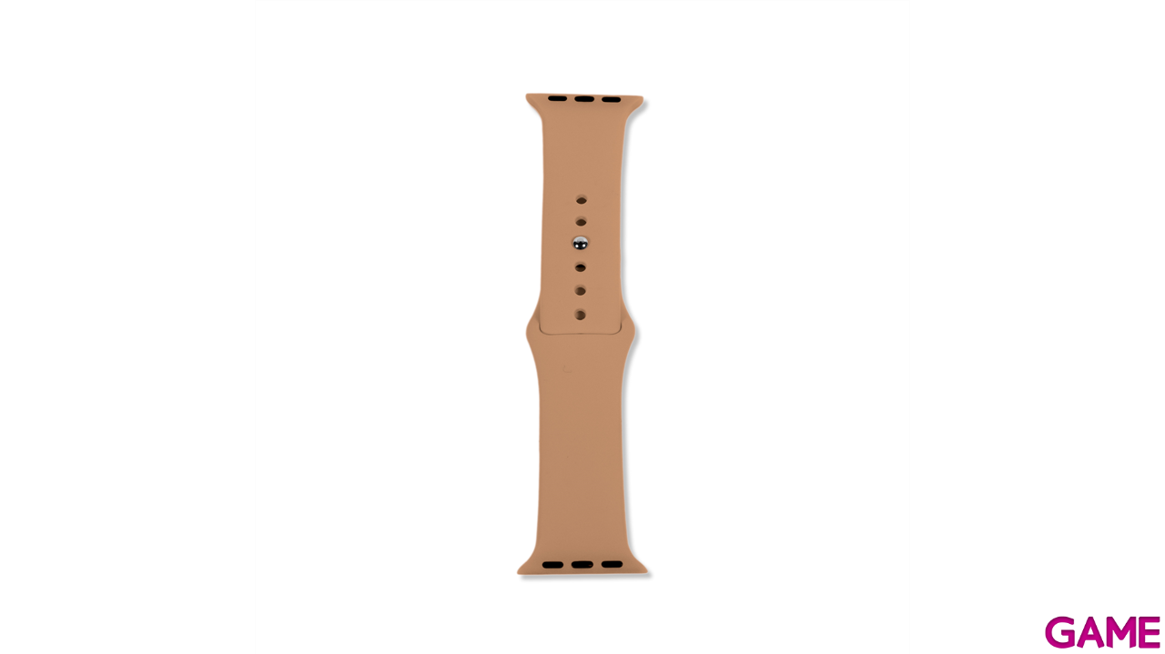 Correa Apple Watch Silicona 38-40 mm Marrón Nuez-2