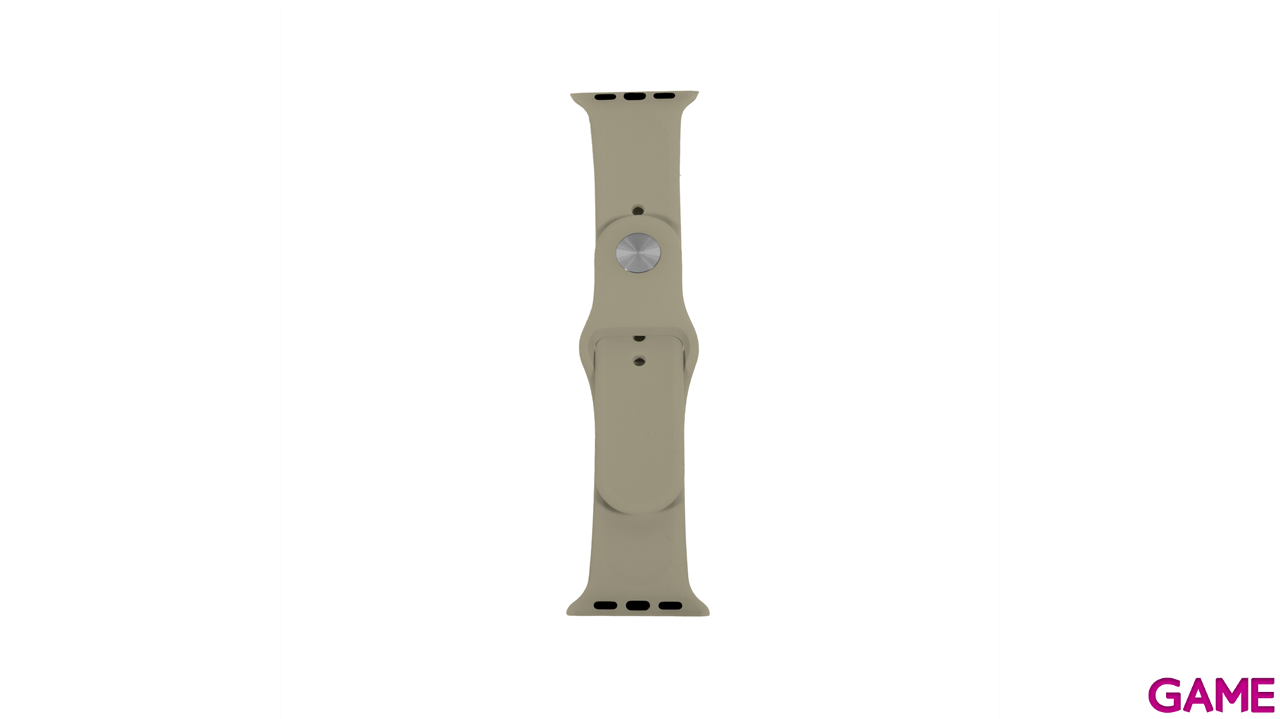 Correa Apple Watch Silicona 38-40 mm Gris Cemento-0