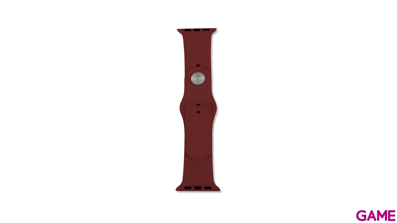 Correa Apple Watch Silicona 38-40 mm Rojo Vino-0