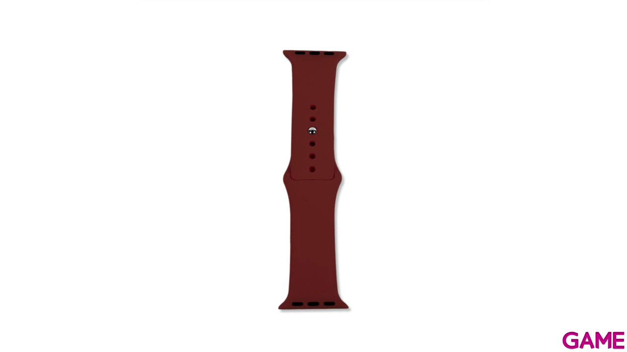 Correa Apple Watch Silicona 38-40 mm Rojo Vino-1