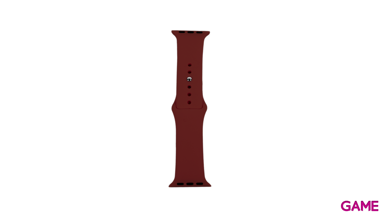 Correa Apple Watch Silicona 38-40 mm Rojo Vino-2