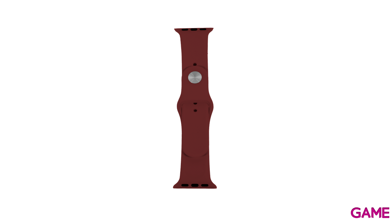 Correa Apple Watch Silicona 38-40 mm Rojo Vino-3