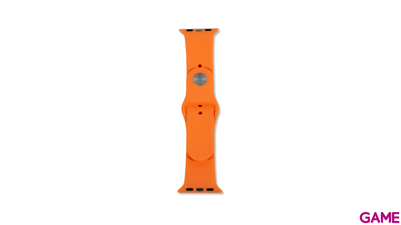 Correa Apple Watch Silicona 38-40 mm Naranja Papaya-0