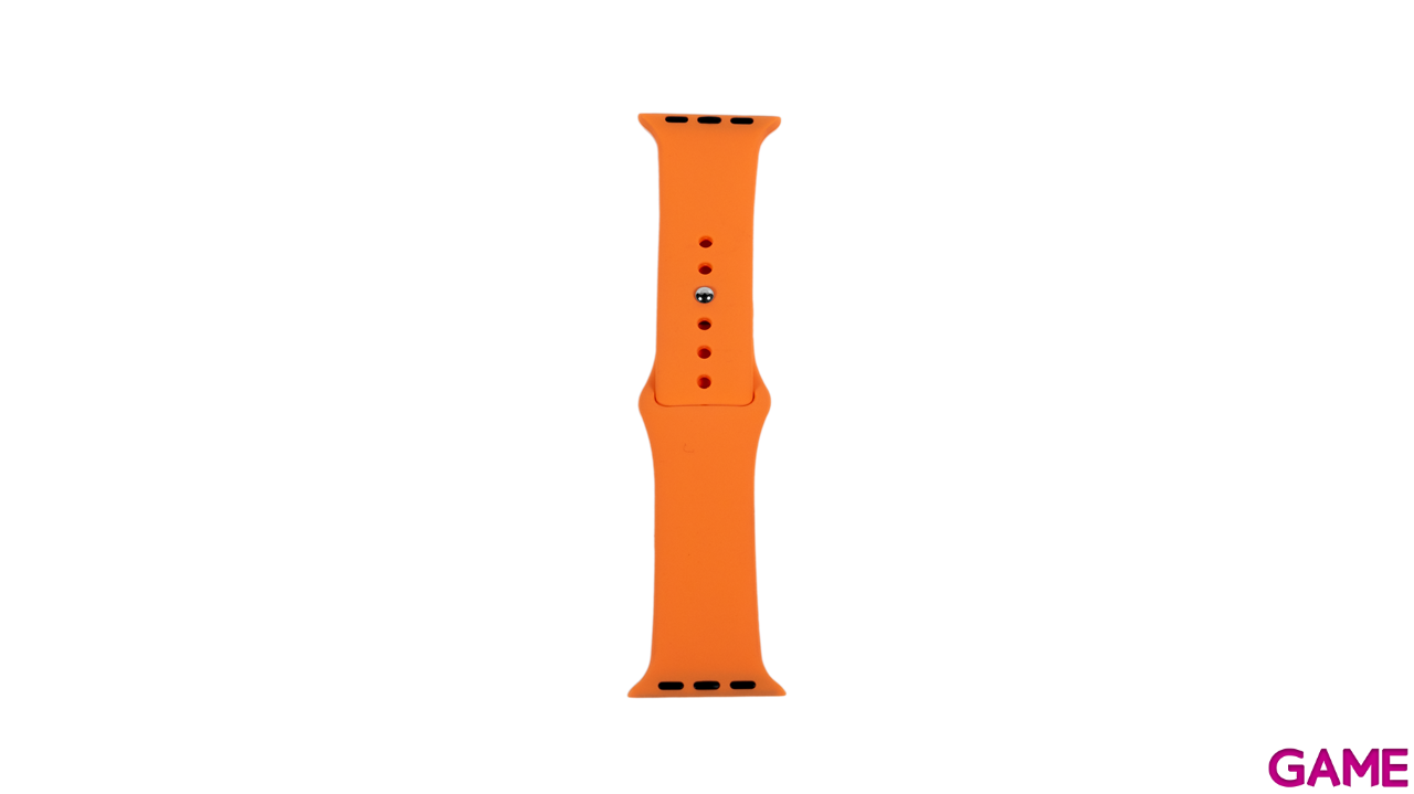 Correa Apple Watch Silicona 38-40 mm Naranja Papaya-1
