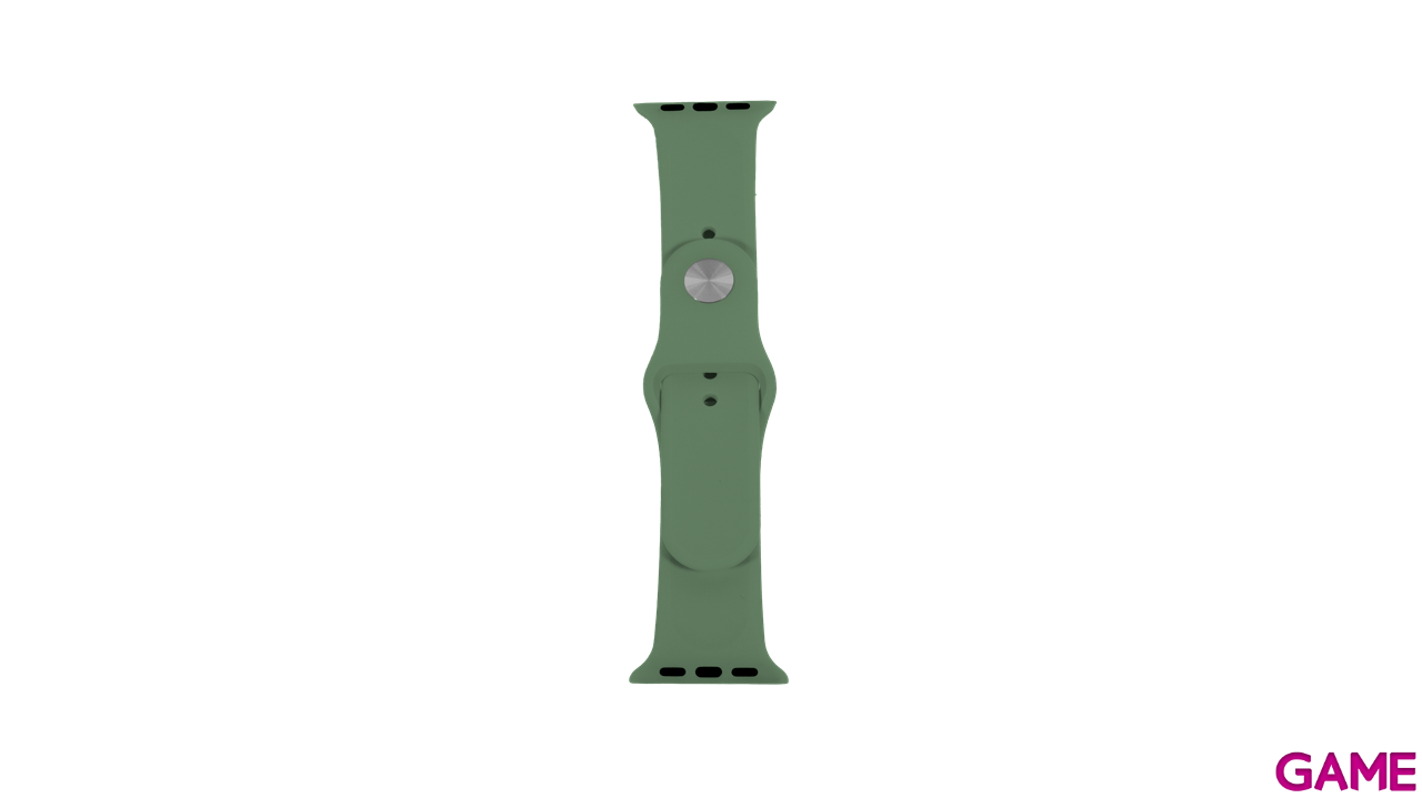 Correa Apple Watch Silicona 38-40 mm Verde Pino-1