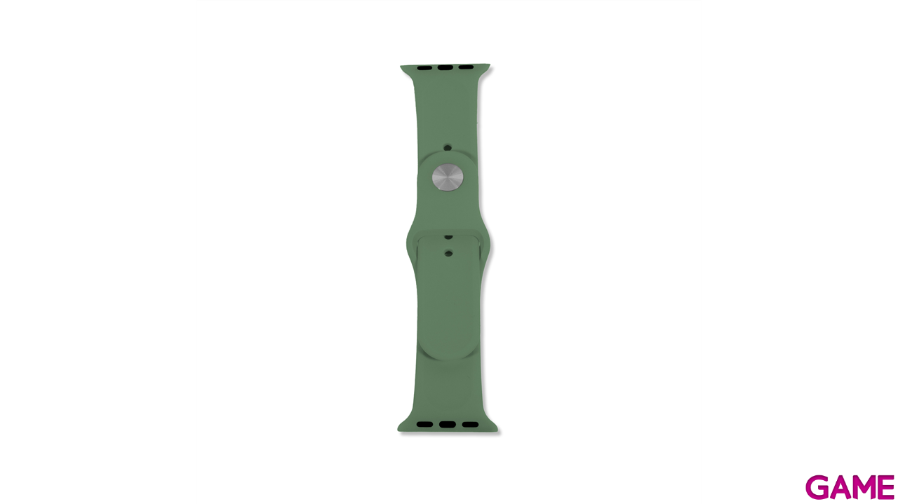 Correa Apple Watch Silicona 38-40 mm Verde Pino-2