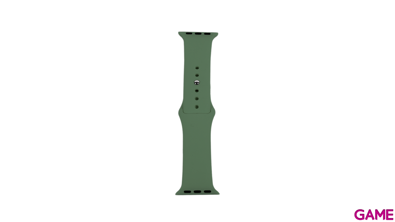 Correa Apple Watch Silicona 38-40 mm Verde Pino-3