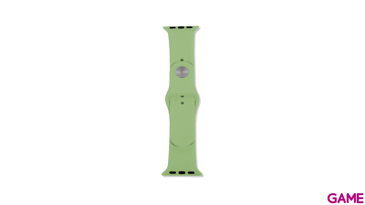 Correa Apple Watch Silicona 42-44mm Verde Menta-0