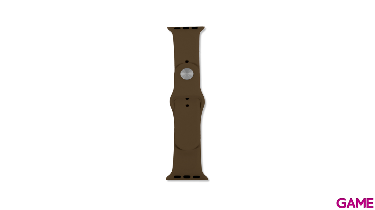 Correa Apple Watch Silicona 42-44mm Chocolate-0
