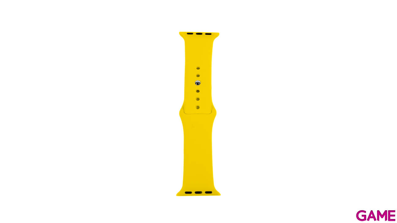 Correa Apple Watch Silicona 42-44mm Amarillo Canario-1