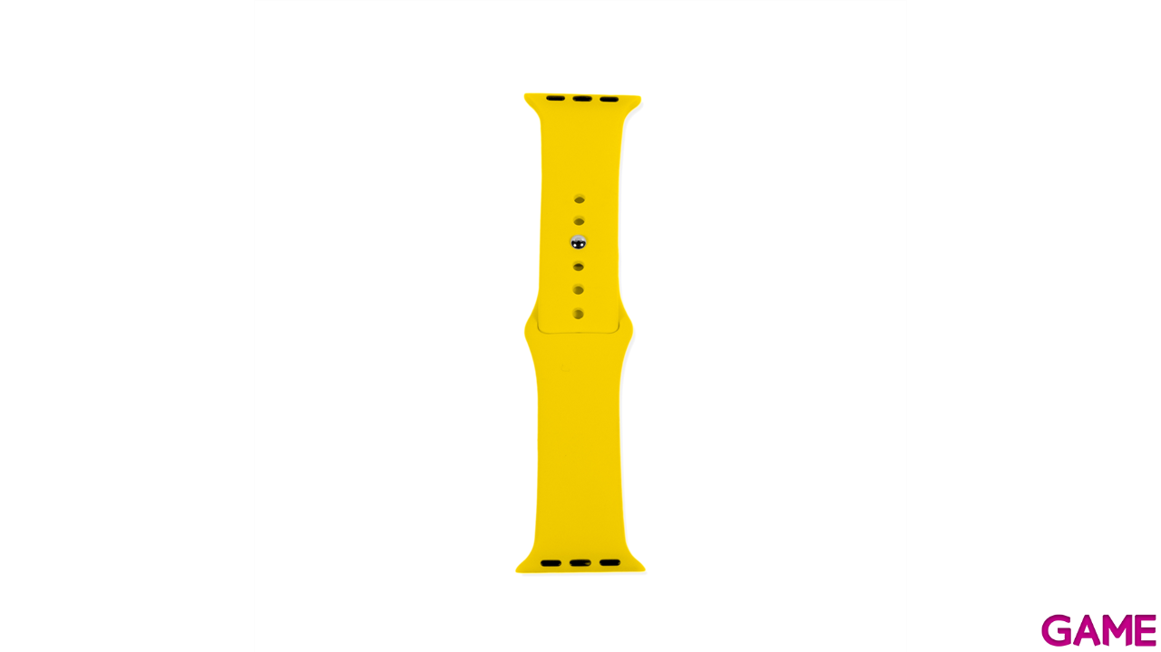Correa Apple Watch Silicona 42-44mm Amarillo Canario-2