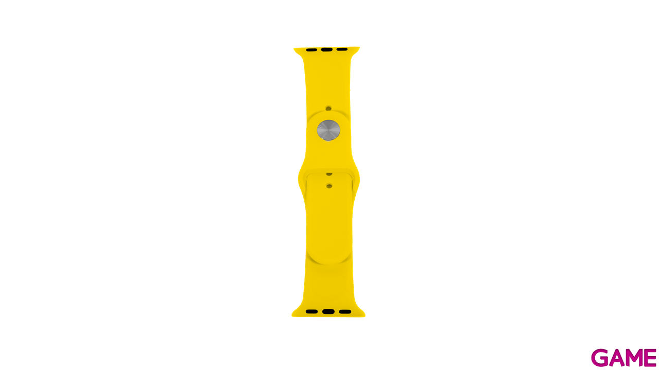Correa Apple Watch Silicona 42-44mm Amarillo Canario-3