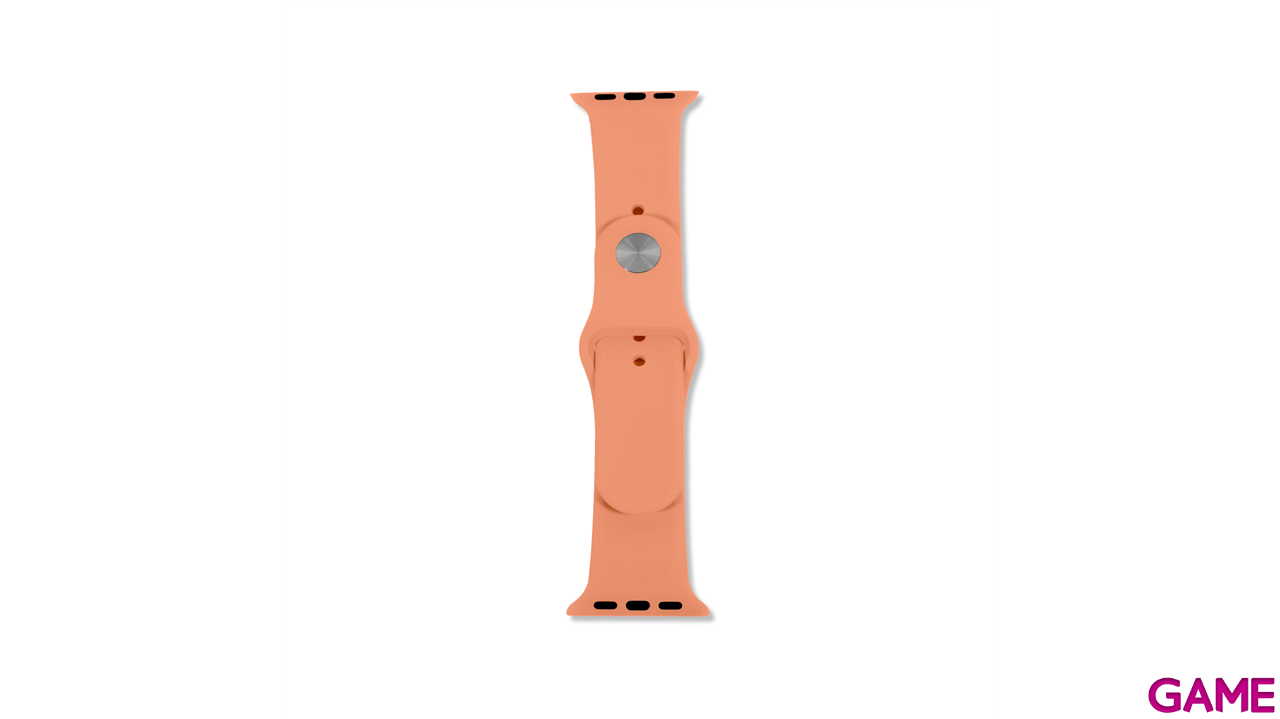 Correa Apple Watch Silicona 42-44mm Rosa Viejo-3