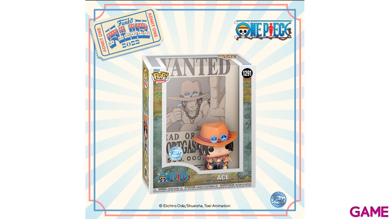 Figura POP Display Case One Piece: Ace-0