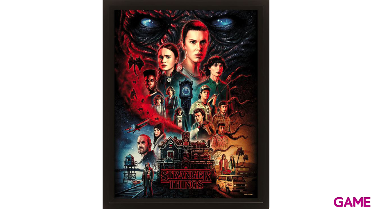 Cuadro 3D Stranger Things Season 4-0