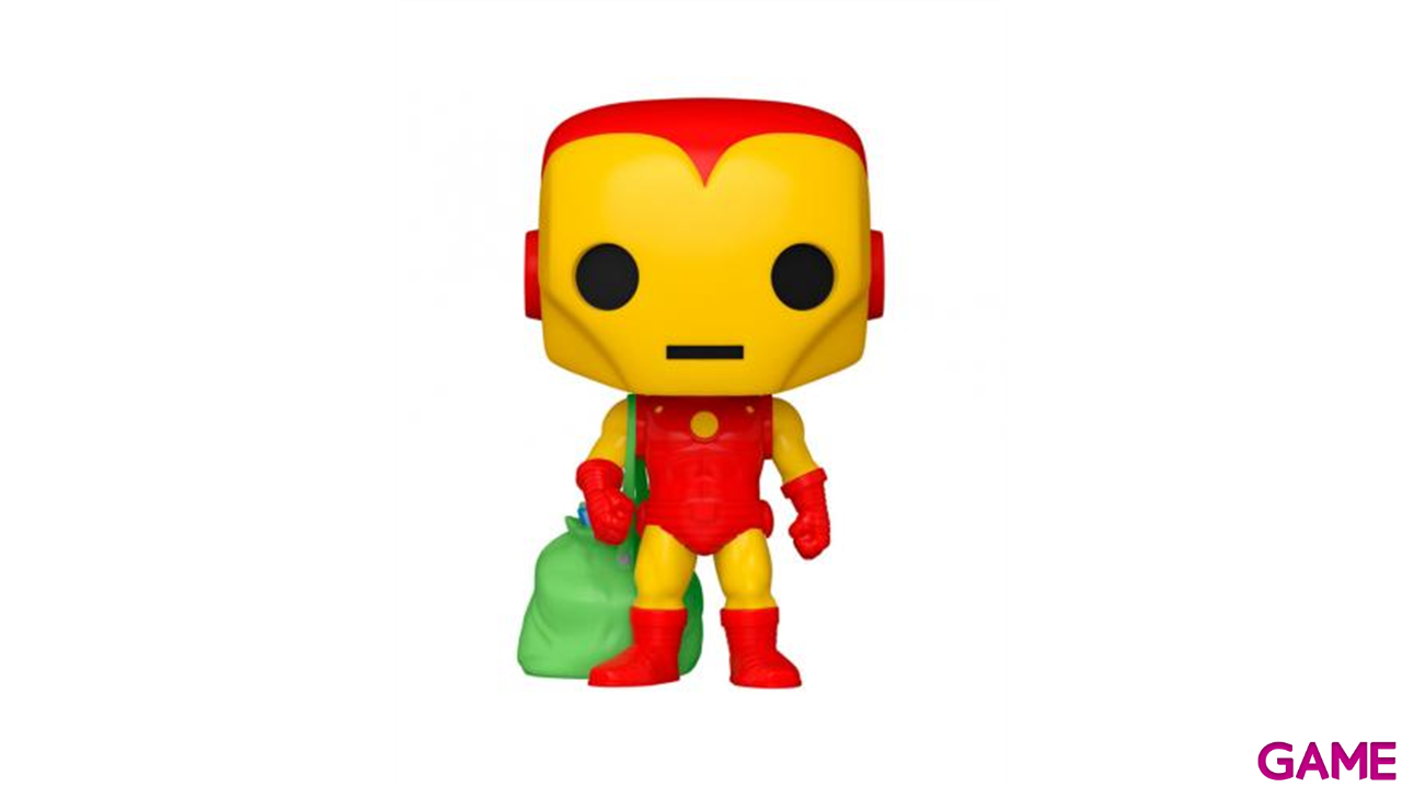 Figura POP Marvel Holiday Iron Man Bag-0